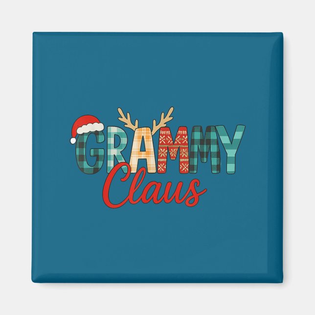 Íman Cute Grammy Claus Christmas For Grandma Santa Hat  (Frente)