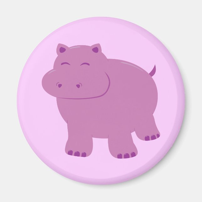 Íman Cute Hippo (Frente)