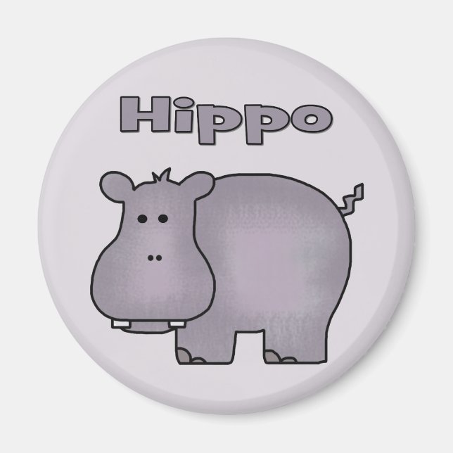 Íman Cute Hippo (Frente)