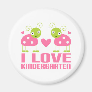 Íman Cute I Love Kindergarten Ladybug Gift