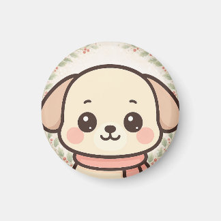 Íman Cute Kawaii Puppy Face Magnet