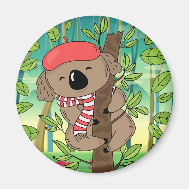 Íman Cute Koala Bear (Frente)