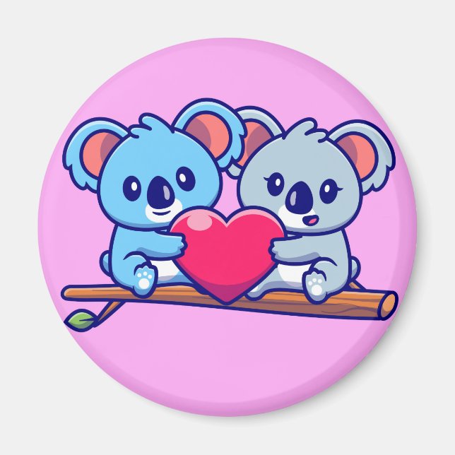Íman Cute Koala Bears Magnet (Frente)
