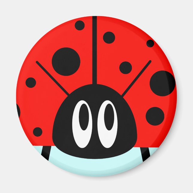 Íman Cute Ladybug (Frente)
