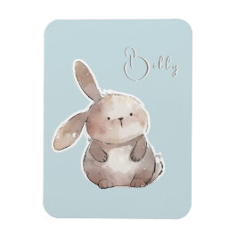 Íman Cute lapin 2, personnalisé