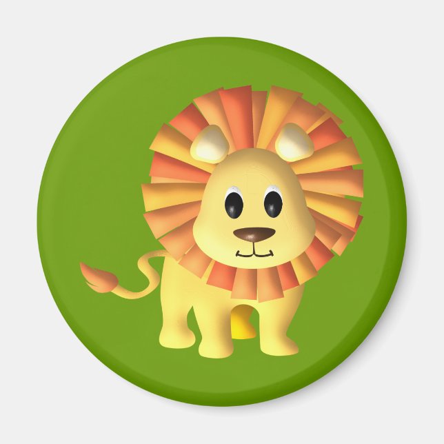 Íman Cute Lil Lion (Frente)