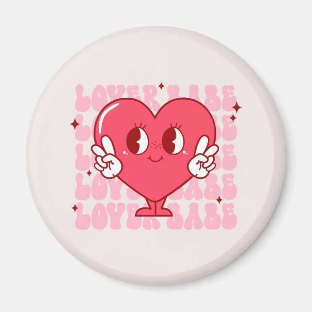 Íman Cute Lover Babe Heart (Frente)