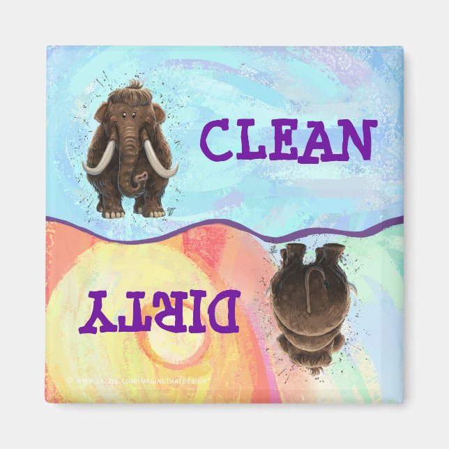 Íman Cute Mastodon (Frente)