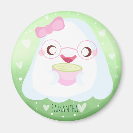 Íman Cute Matcha Latte Fantasma