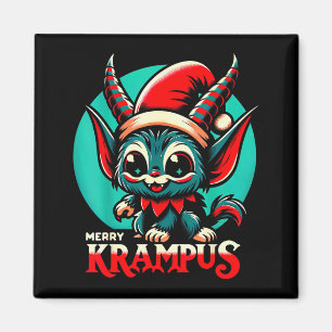 Íman Cute Merry Krampus Natal Férias 30's Retro Ca