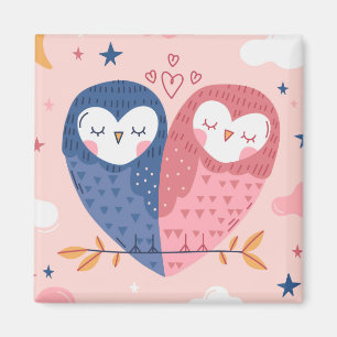 Íman Cute Owls Magnet