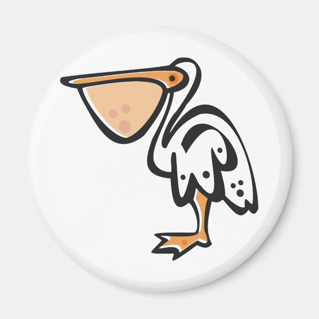 Íman Cute Pelican (Frente)