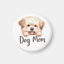 Cute Puppy Dog Mom Design 