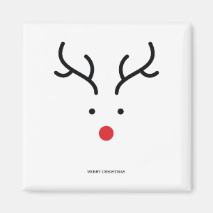 Íman Cute reindeer for christmas.