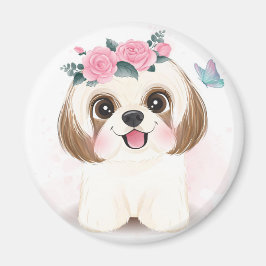 Íman Cute Shih Tzu