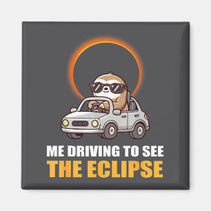 Íman Cute Sloth Eclipse Total Solar
