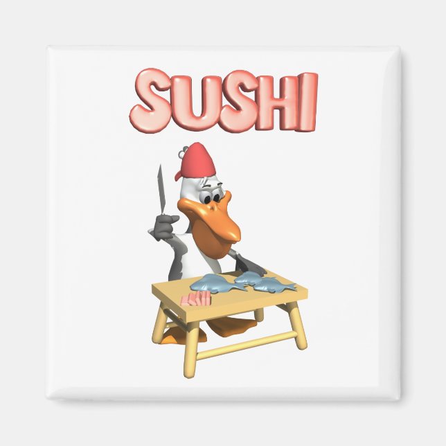 Íman Cute Sushi Magnet 2 - Ideia de presente de Excelen (Frente)