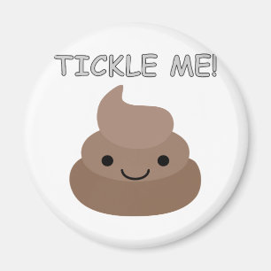 Íman Cute Tickle Me Poop Emoji