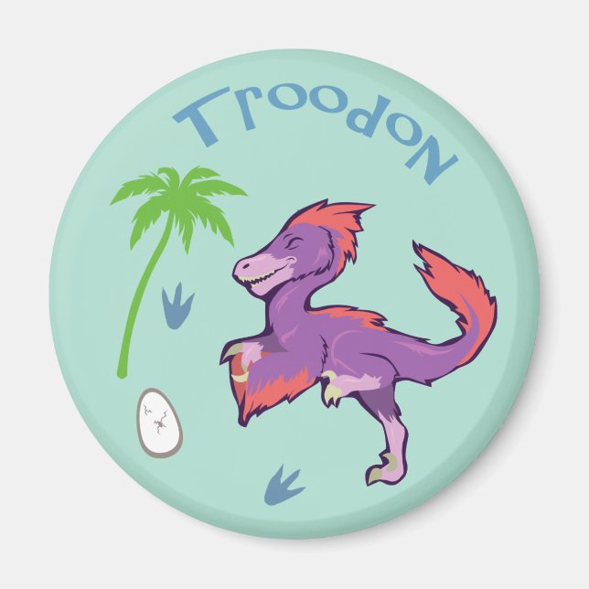 Íman Cute Troodon (Frente)