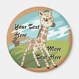 Íman Cutie Giraffe Magnet