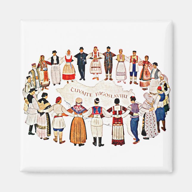 Íman Cuvajte Jugoslaviju (Frente)