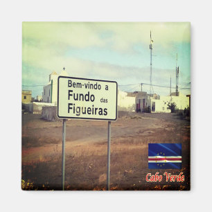 Íman CV - Cabo Verde - Fundo das Figueiras - Plate