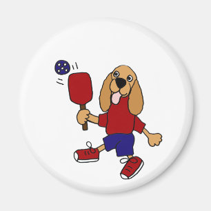 Íman CV cocker spaniel que joga desenhos animados de