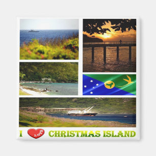Íman CX - Ilha Christmas - I Love