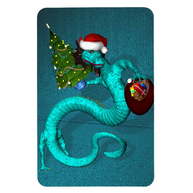Íman Cyan Dragon (Vertical)