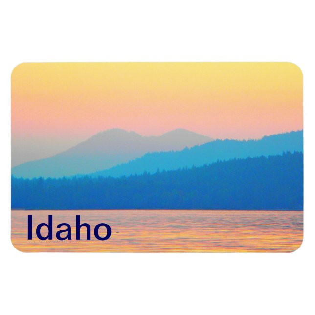 Íman Cyan e Salmon Sunset (Horizontal)