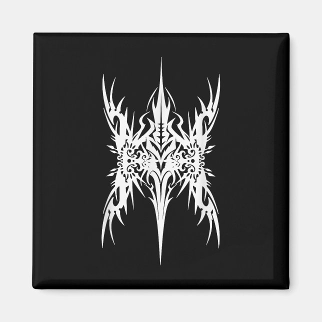 Íman Cybersigi - Cybersigi - Borboleta Sigil Futurístic (Frente)