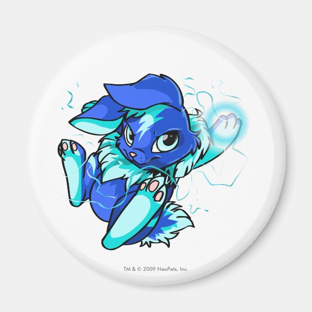 Íman Cybunny Amarelo com Estrelas (Frente)