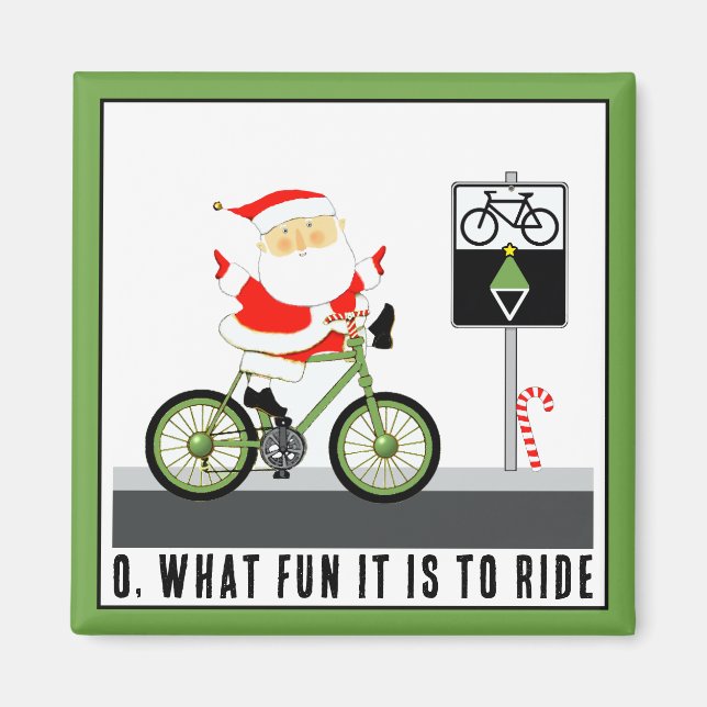 Íman Cyclist Stocking Stuffers (Frente)