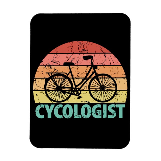 Íman Cycologist Funny Cycling (Vertical)