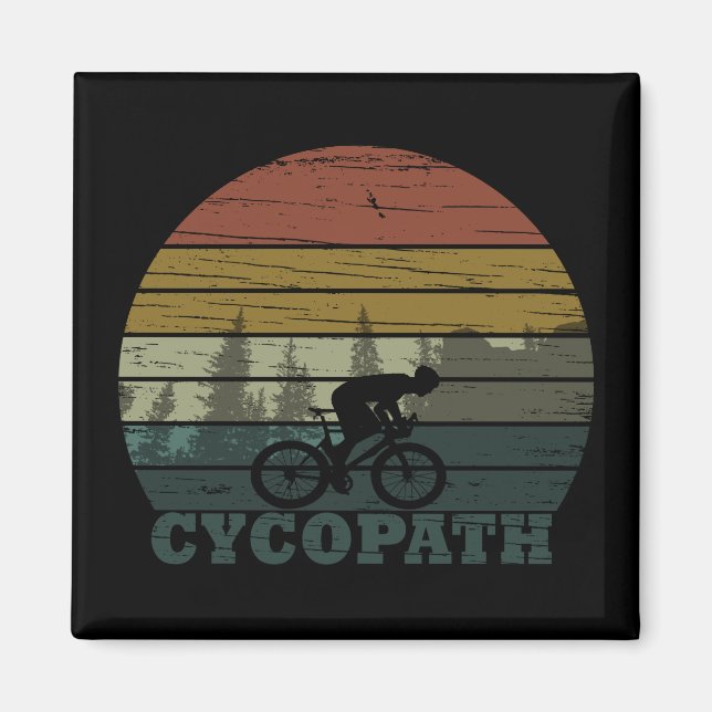 Íman cycopath ciclismo offroad dizendo (Frente)