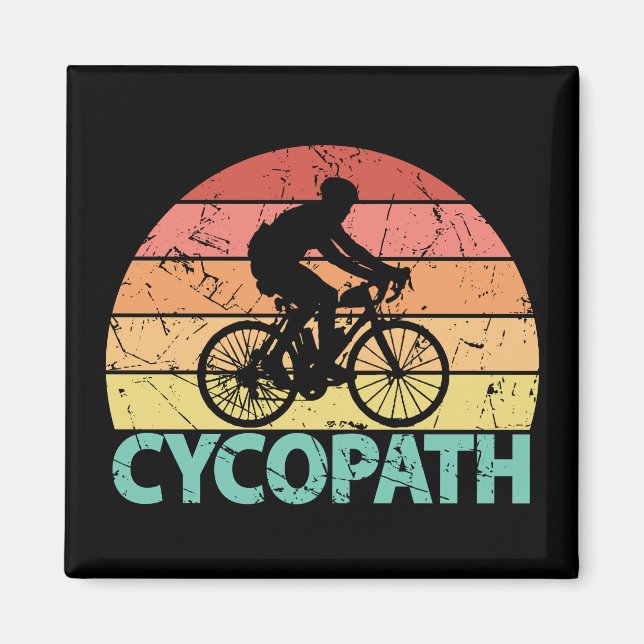 Íman Cycopath Funny Cycling (Frente)