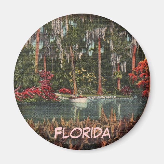Íman Cypress Gardens Florida Magnet (Frente)