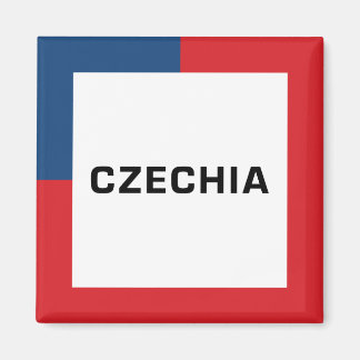 Íman Czechia 01A - Cores de bandeira