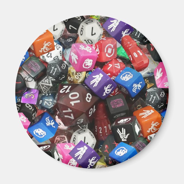 Íman d20 dados (Frente)