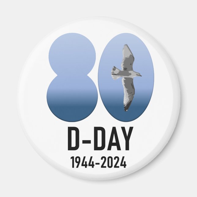 Íman D-Day 80 - 1944-2024 (Frente)