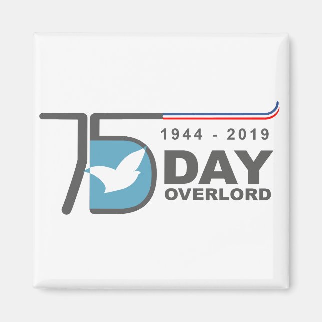 Íman D-Day Overlord 1944 2019 Normandie (Frente)