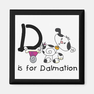 Íman D é para t-shirt e presentes de Dalmation