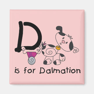 Íman D é para t-shirt e presentes de Dalmation