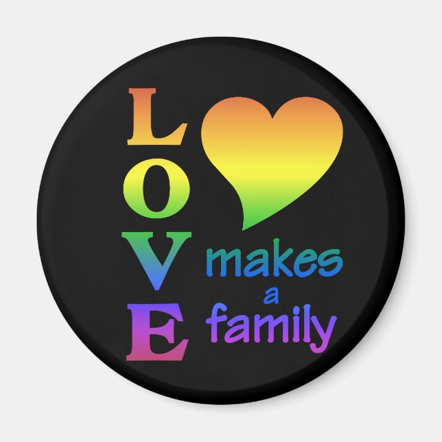 Íman da família Rainbow (Frente)