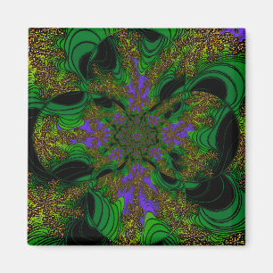Íman Da "impressão da arte abstracta do ~ das orquíde