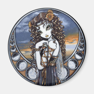 Íman Da lua gótico da flor de "Lucia" ímã feericamen