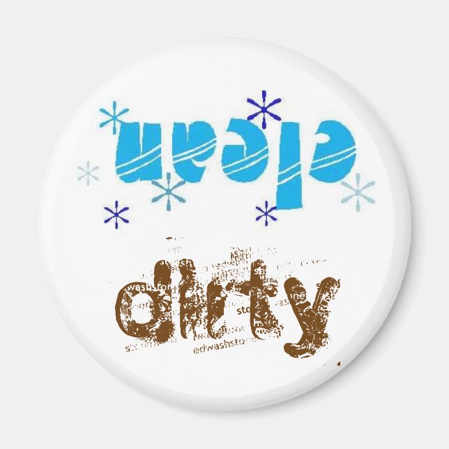 Íman da máquina de lavar loiça retrorreflectora (Frente)