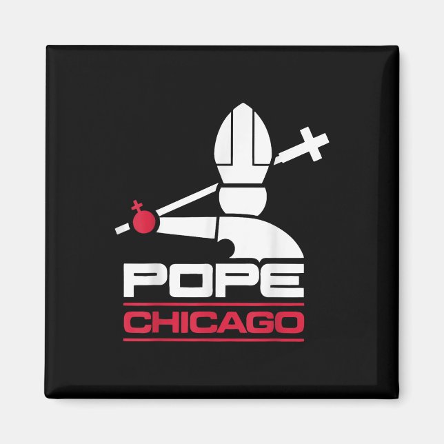 Íman Da Pope Leo Xiv Camisa Baseball Chicago (Frente)