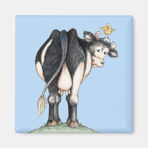 Íman Da vaca ímã atrás -