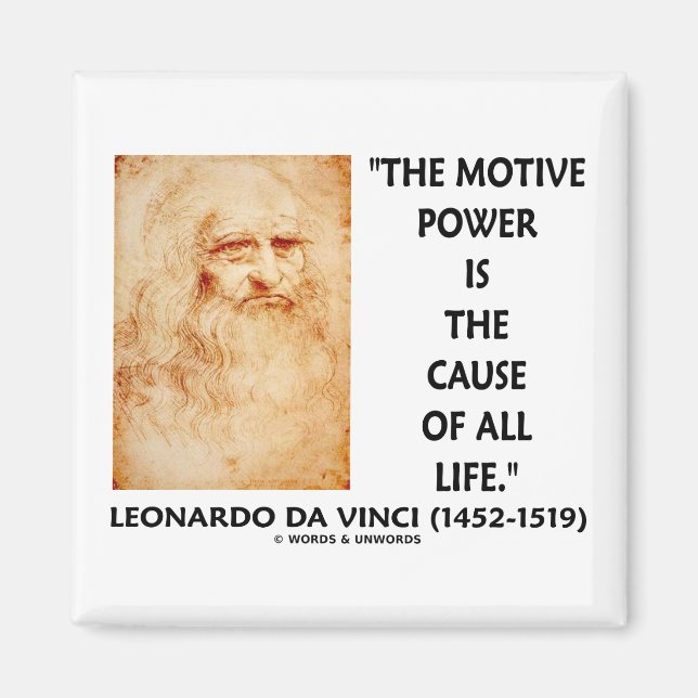 Íman Da Vinci O Poder Motivo É A Causa De Toda A Vida (Frente)